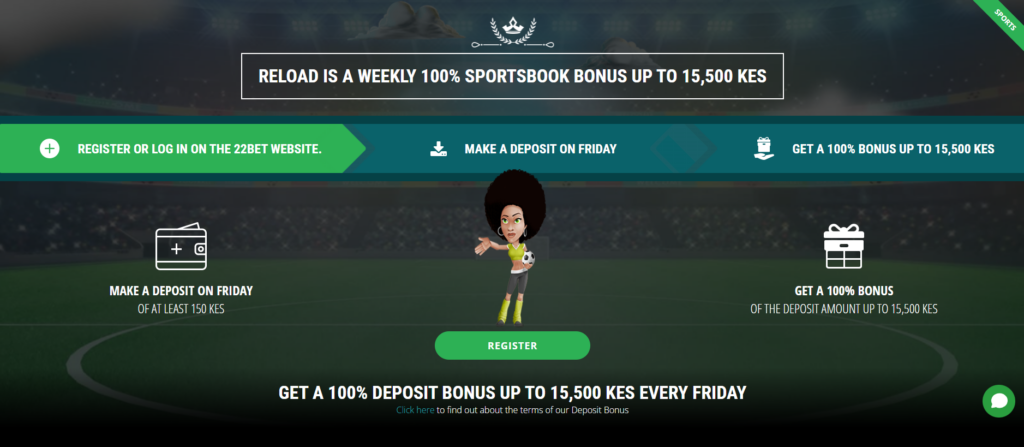 22Bet Promo Code for Kenyan Customers 2025